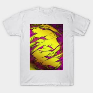 Fractured anger yellow T-Shirt